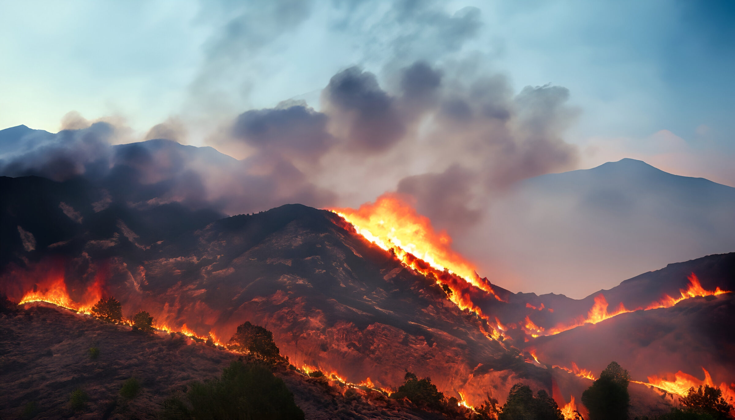 Fire on the mountain